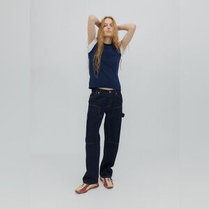 Still Here 30 Subway Jean in Indigo Dark Wash Carpenter